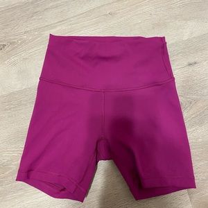 Lululemon Wunder 6” Biker Shorts